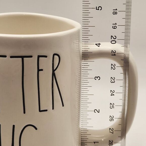 RAE DUNN‎ Artisan Collection #213 "JITTER BUG"  White Mug - Picture 9 of 10